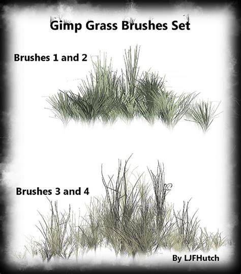 outil et palette de brosses pour GIMP