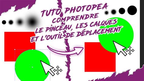 explication visuelle du déplacement et collage de calques