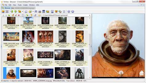 capture d'écran interface XnView Converter mac