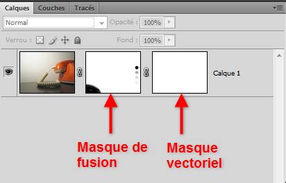 masque de fusion et masques vectoriels Photoshop