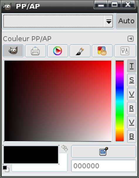 illustration couleurs pailletées GIMP