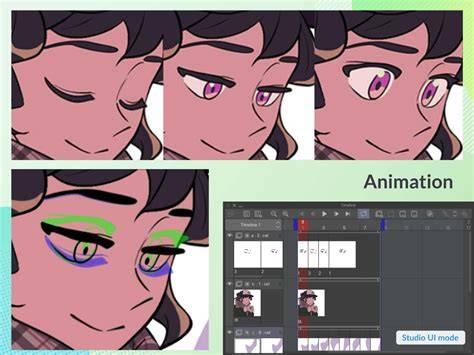 Cadres et outils CLIP STUDIO