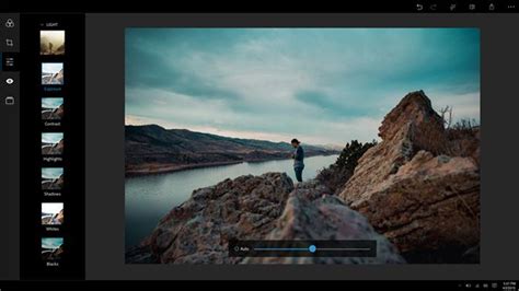 interface Photoshop Express sur Windows