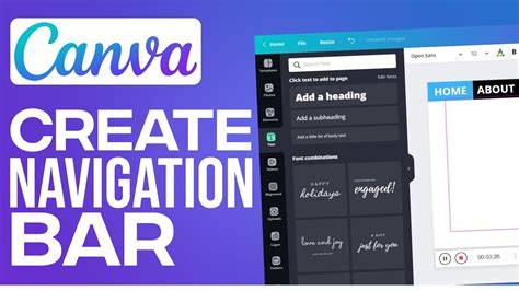 Canva navigation et outils d’édition