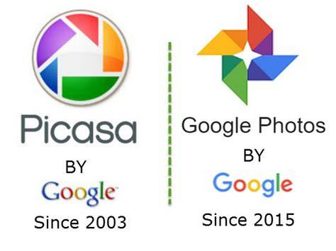 Comparaison des interfaces: Picasa vs Google Photos