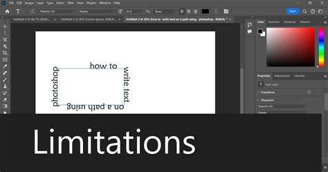 illustration tracé texte Photoshop