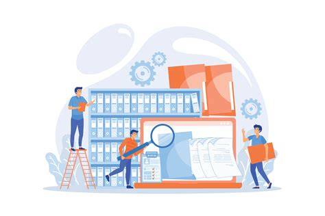 brush archive organization illustration