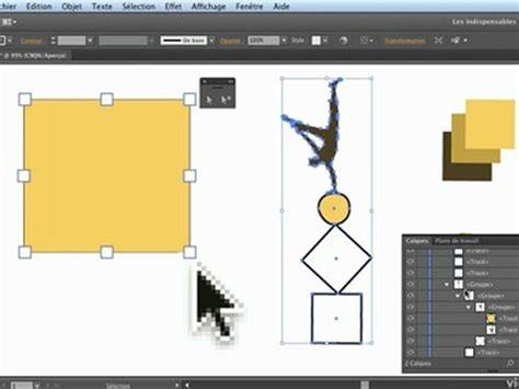Graphique flèches des outils de sélection CS6
