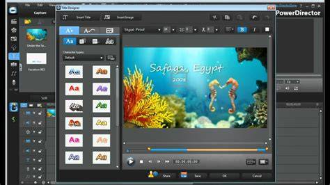 intro templates viewer for PowerDirector