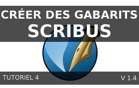 gabarits Scribus organisation des pages