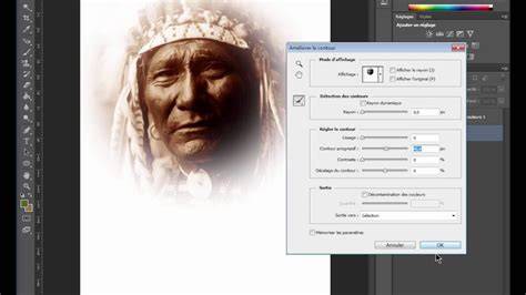diagramme flou progressif et bokeh en Photoshop