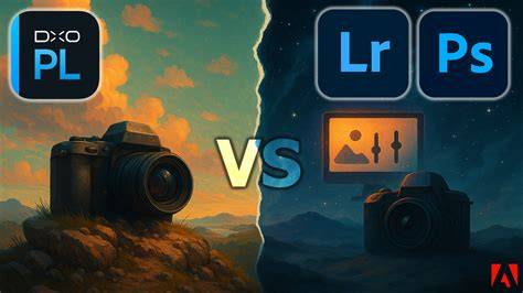 illustration comparaison PhotoLab Lightroom