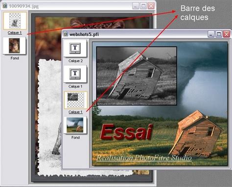 Copier-coller calque PhotoFiltre