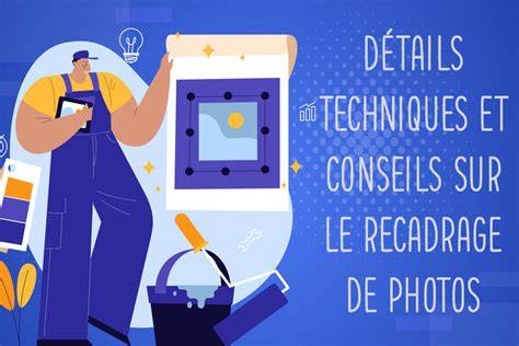 recadrage et grille sur image