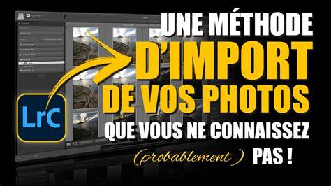 Carte mentale des chemins d'importation dans Lightroom