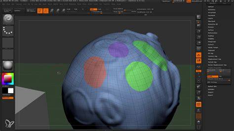 Schéma des Flux de travail ZBrush avec Tool, SubTools et GoZ