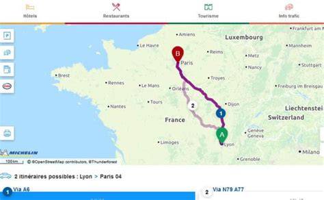 carte itinéraire et points d’intérêt Vinci