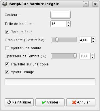 bordure inegale canal alpha exemple