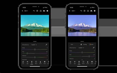 Infographie flux Lightroom mobile vs desktop