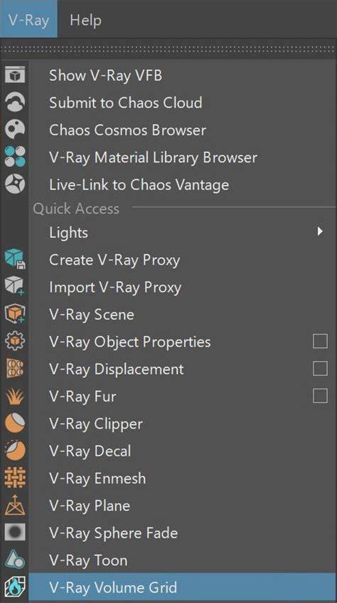 VRay Volume Grid et OpenVDB