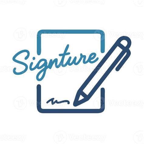 signature graphique PNG sur photo