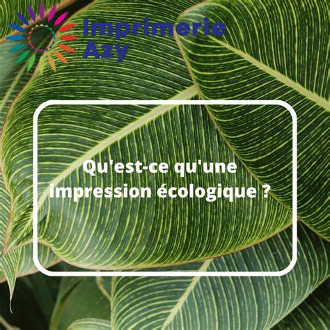 Workflow d’impression et impression écologique