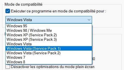 Comparaison compatibilité CS5 Windows 10 infographie