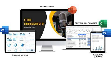 Exemple d’interface studio d'enregistrement Canva