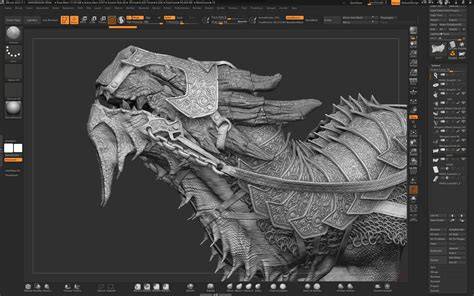 schéma arches dépendances logiciel ZBrush