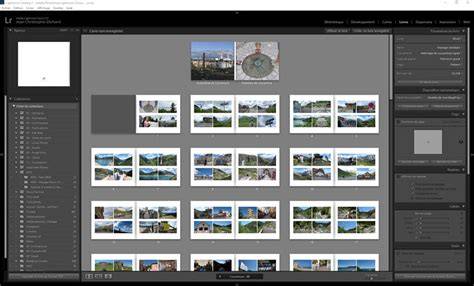 galerie et flux de travail Lightroom