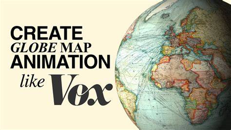Carte animé globe voyage After Effects