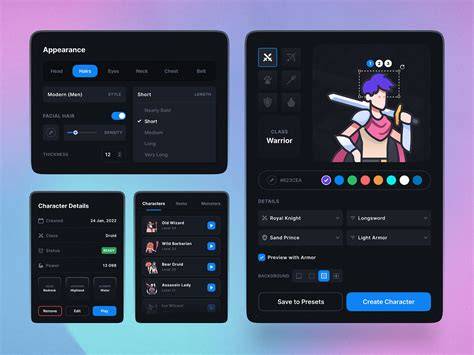 courbe interface customization UI