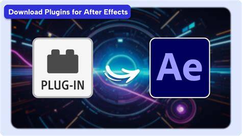Visuels des préréglages et plugins texte after effects