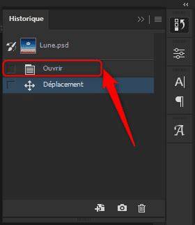optimisation etats historique Photoshop