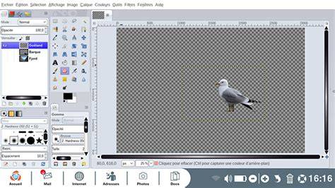 signature graphique GIMP montage etapes