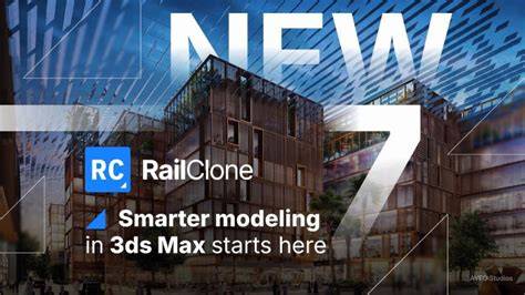 illustration RailClone workflow splines