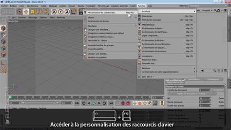raccourcis caméra Cinema 4D organisation workflow