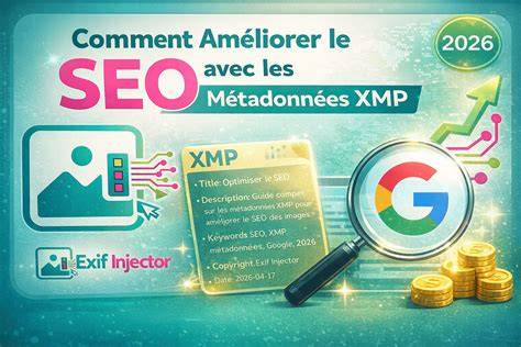 illustration flux ecriture metadonnees XMP