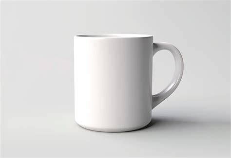 Mockup de mug sur fond neutre