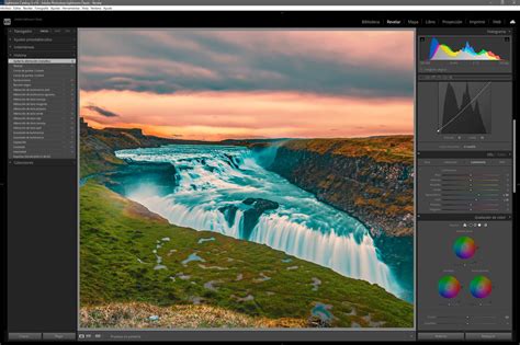 Carte des panneaux et flux de travail Lightroom