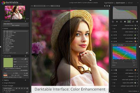 illustration interface darktable 3.2