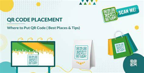 QR code integration with logo placement