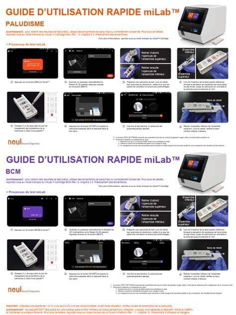 guide rapide utilisation