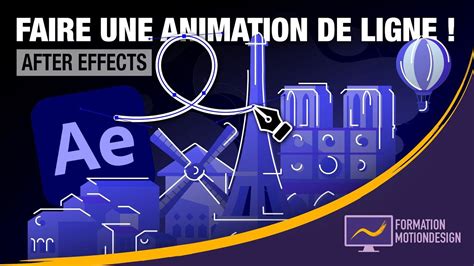 schéma ligne animation After Effects