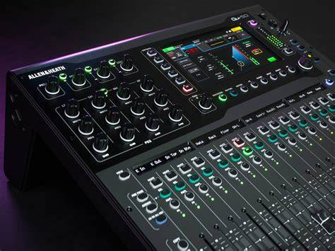 schéma d’intégration Audix et Allen & Heath QU-16