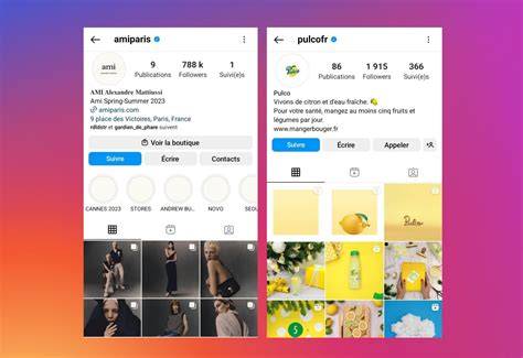 Puzzle Instagram exemple (générique) visuel de grille 3x3
