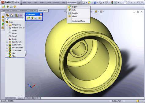 Schéma de flux SolidWorks vers 3ds Max