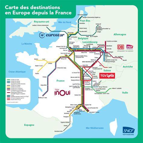 Carte du réseau de transport suisse et ses corridors