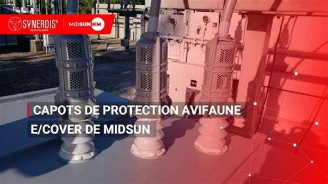 Images et silhouettes de protection avifaune près des pylônes
