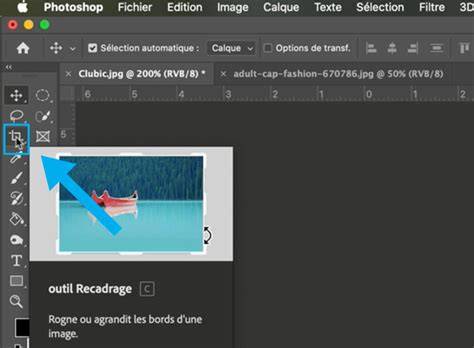graphique recadrage 4:3 dans Photoshop